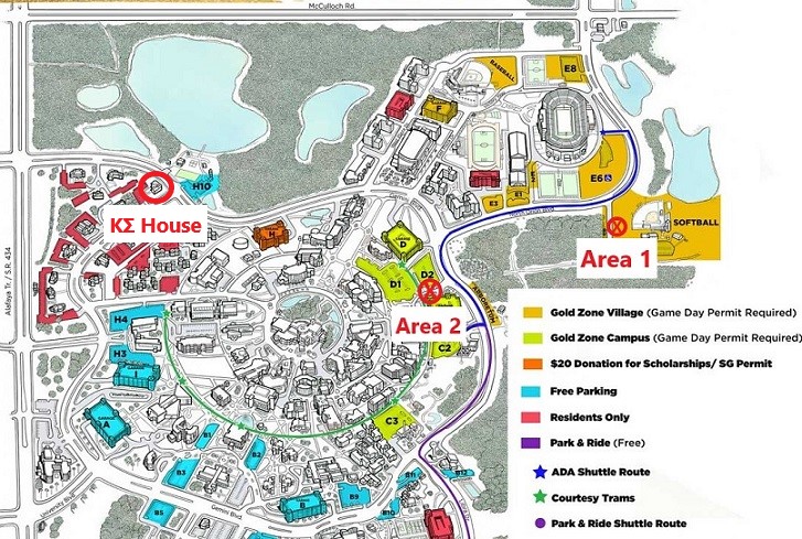 UCF Football Stadium Parking